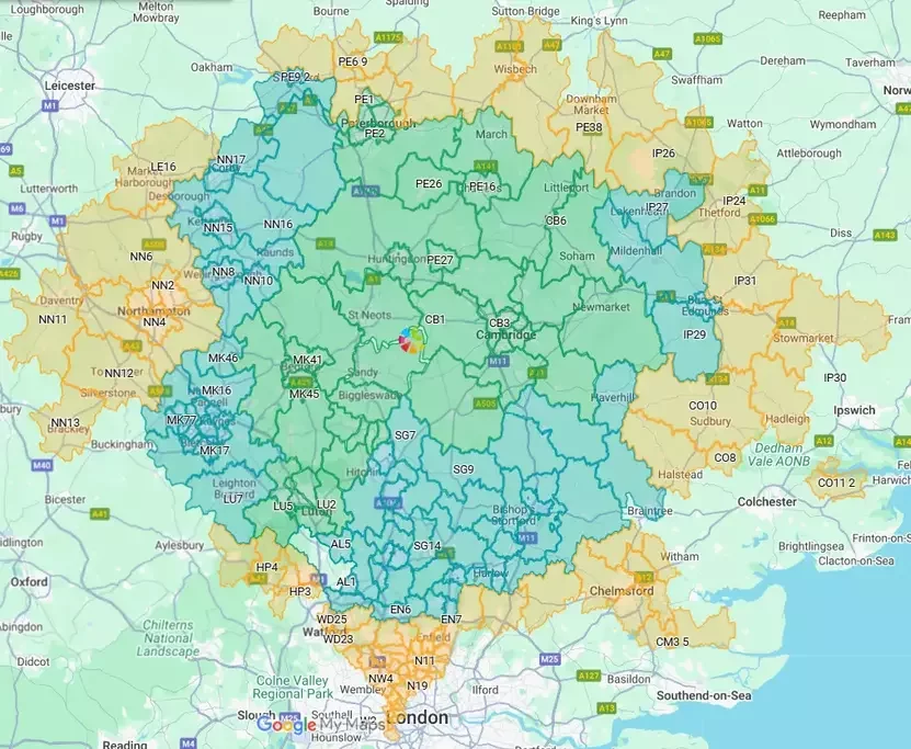 Automatic Irrigation System Service Area Of The Gardener's Rain In East Of England